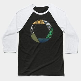 Captured By Nature Baseball T-Shirt